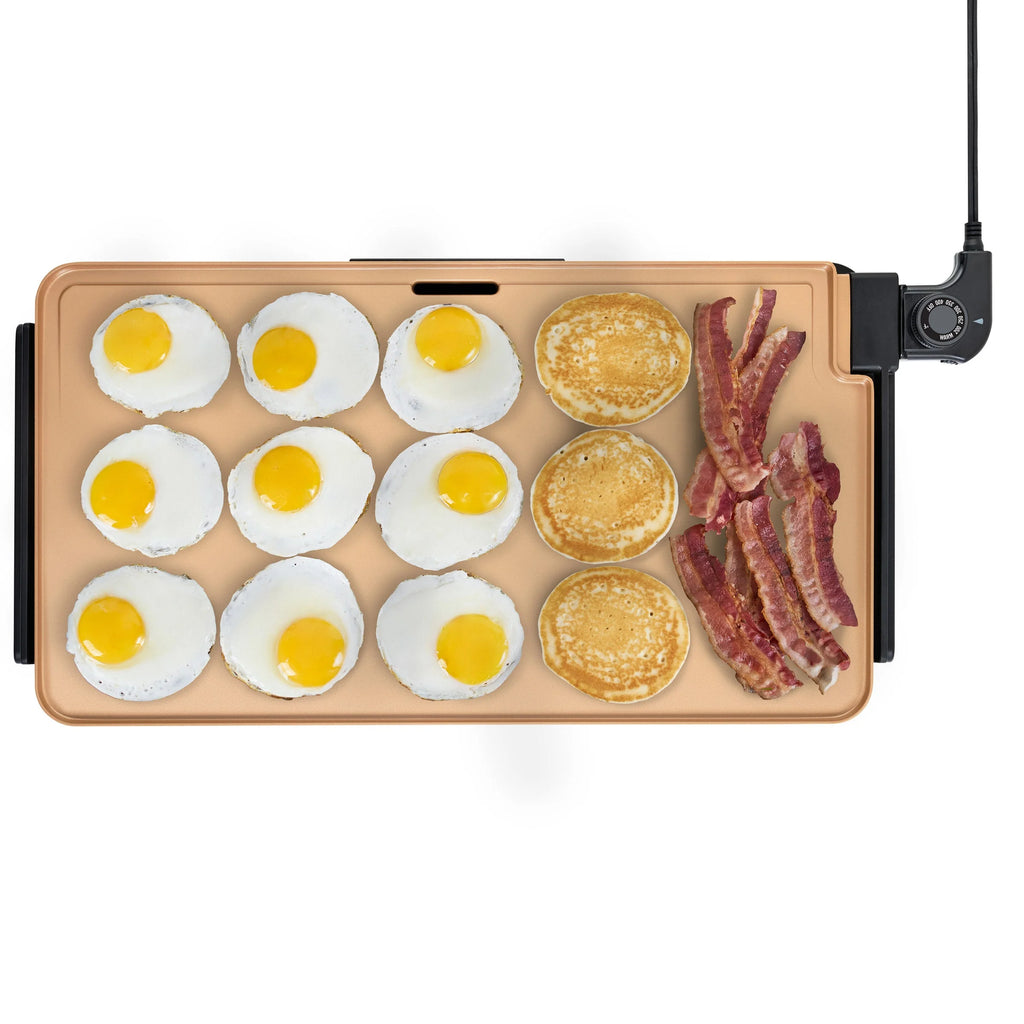 Bella Extra Large Ceramic Griddle with Warming Tray G340