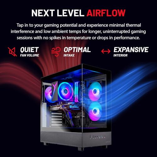 Skytech Azure Gaming PC Desktop, Ryzen 7 9700X, RTX 4060, 2TB SSD, 32GB RAM C74326