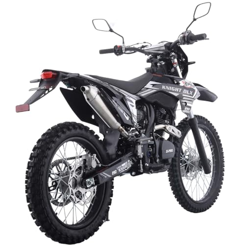 X-PRO Knight DLX 250 Dirt Bike 5-Speed Manual Blue F963