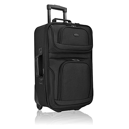 U.S. Traveler Rio Expandable Carry-on Luggage, Orange R95197