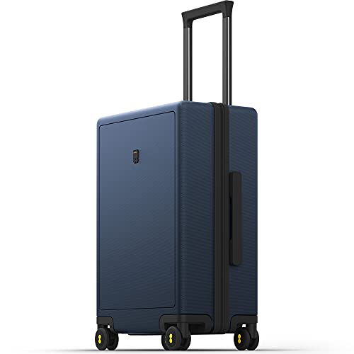 LEVEL8 Hard Shell Carry-On Luggage with TSA Lock, 20 Inch, Black V41961