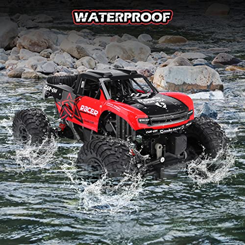 RC Trucks 4x4 Offroad Waterproof 1:12 Scale Amphibious Remote Control Car M6363