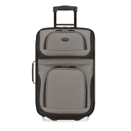 U.S. Traveler Rio Expandable Carry-on Luggage, Orange R95197