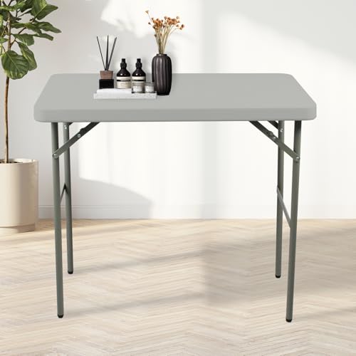 3ft Rectangular Plastic Folding Table for Indoor Outdoor Use A448