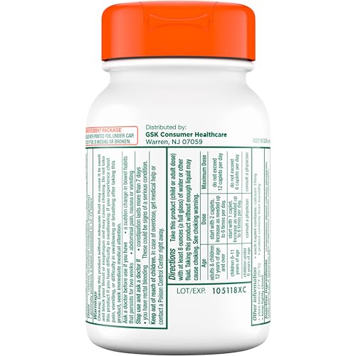 Citrucel Fiber Therapy Caplets, Methylcellulose, 180 Count V38963