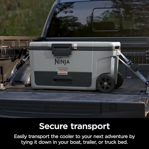 Ninja FrostVault 45QT Cooler with Wheels, Lakeshore Blue M1144