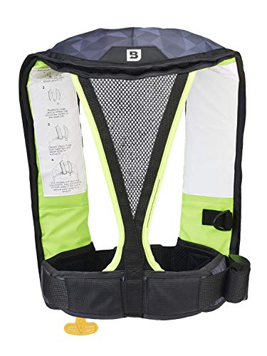 BLUESTORM Atmos 40 Inflatable PFD Life Jacket for Adults, USCG Approved T664265