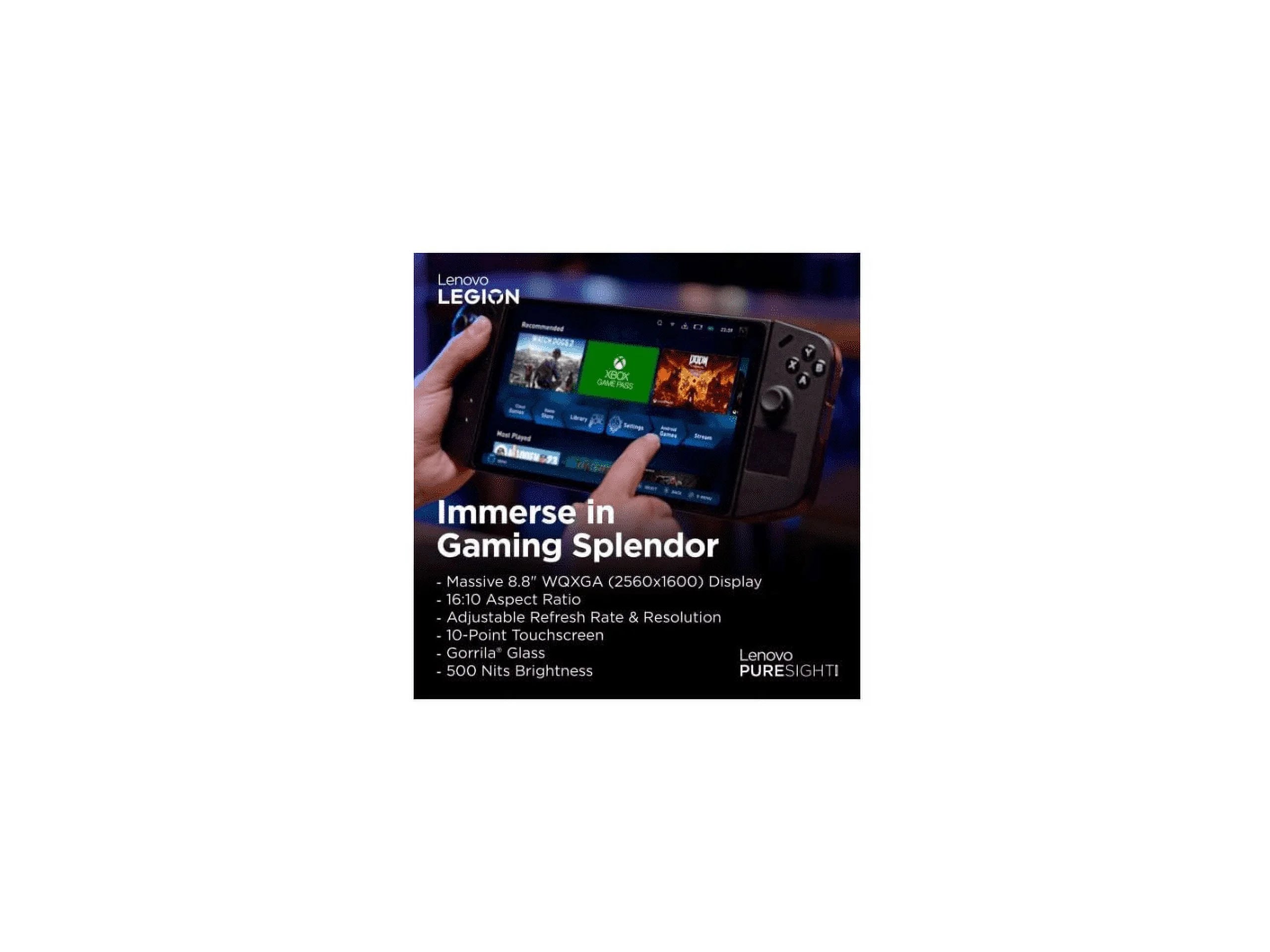 Lenovo Legion Go Handheld Gaming PC - Shadow Black, AMD Ryzen Z1 Extreme, 16GB RAM 512GB SSD I72611