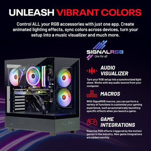 Skytech Azure Gaming PC Desktop, Ryzen 7 9700X, RTX 4060, 2TB SSD, 32GB RAM C74326