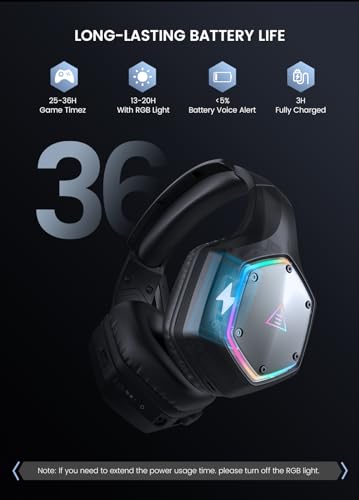 EKSA E1000 Gaming Headset with Noise Canceling Mic, 7.1 Surround Sound, Blue A702814
