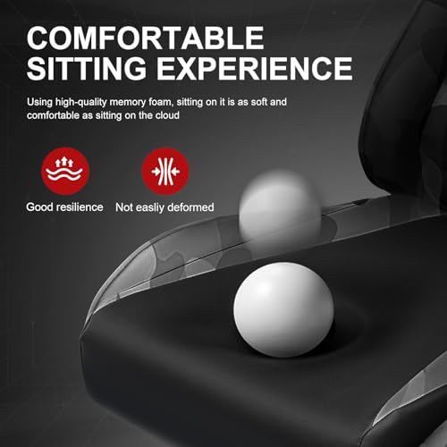 GTRACING Gaming Chair with Footrest, Blue R841