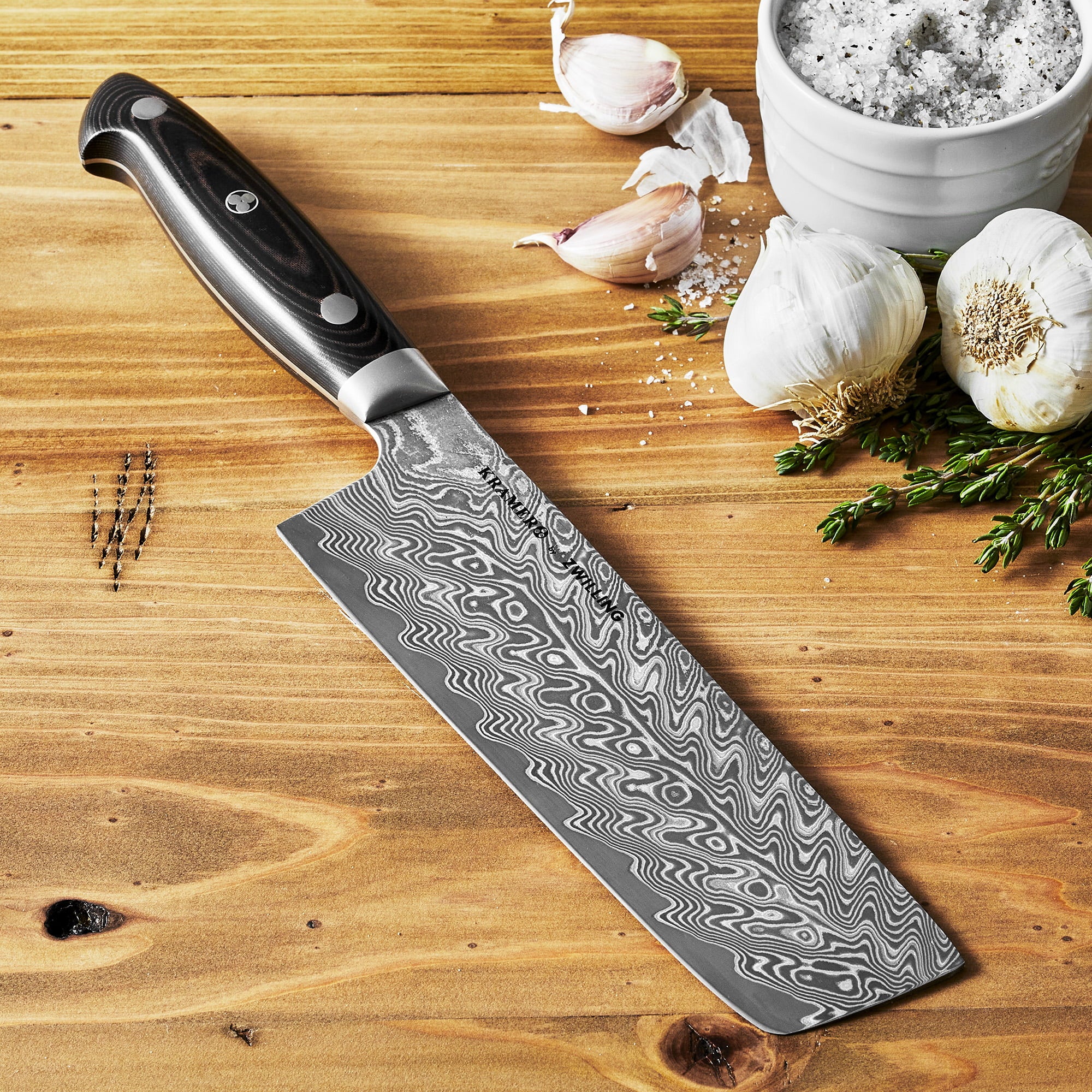 KRAMER by ZWILLING EUROLINE Damascus 6.5-inch Nakiri Knife A155386