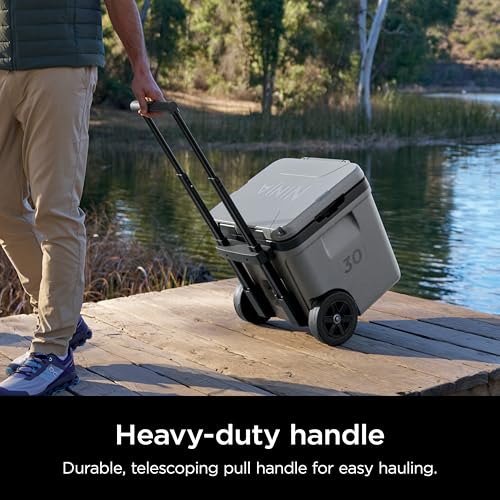 Ninja FrostVault 45QT Cooler with Wheels, Lakeshore Blue M1144