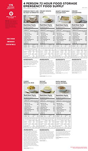 AUGASON FARMS Emergency Food Supply Bucket, 176 Servings, Dehydrated Meal Kit H2065
