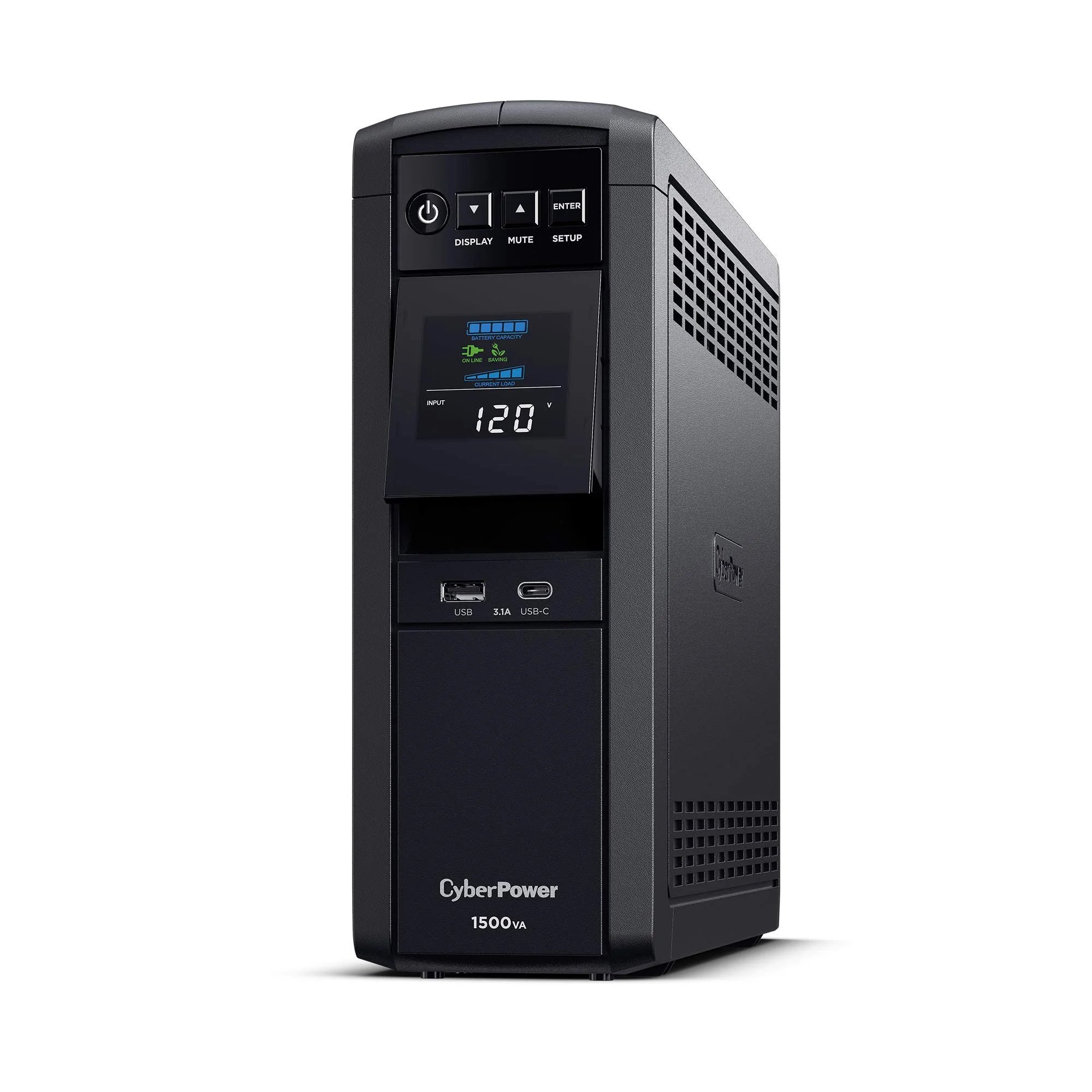 CyberPower CP1500PFCLCD PFC Sinewave UPS System 1500VA/1000W W569