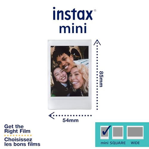 Fujifilm Instax Mini 12 Instant Camera Pastel Blue with 40 Sheets Film Bundle R3418