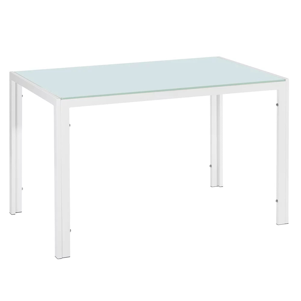 Topcobe Dining Table, Tempered Glass, Easy Assembly G53629