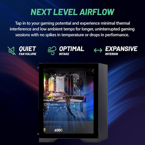Skytech Nebula Gaming PC Desktop, Ryzen 5 5600, RTX 3050, 1TB SSD, 16GB RAM Q7363