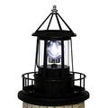 Solar Lighthouse Rotating Light IP65 Waterproof Outdoor Garden Lamp Red S6947