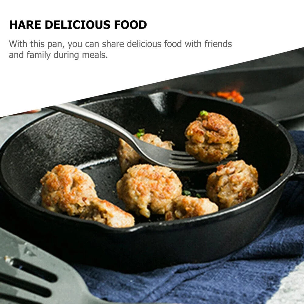 Enamel Cast Iron Mini Skillet Nonstick Frying Pan T242