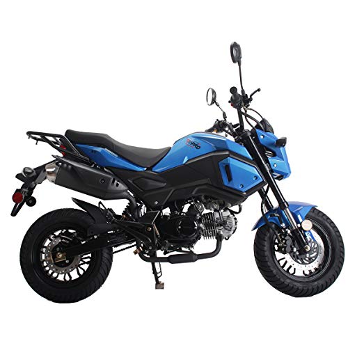 X-PRO 125cc Vader Gas Motorcycle Street Bike Blue U568