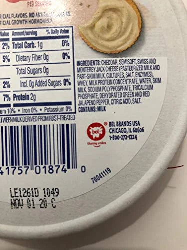 The Laughing Cow Spreadable Cheese Wedge Variety Pack T68137