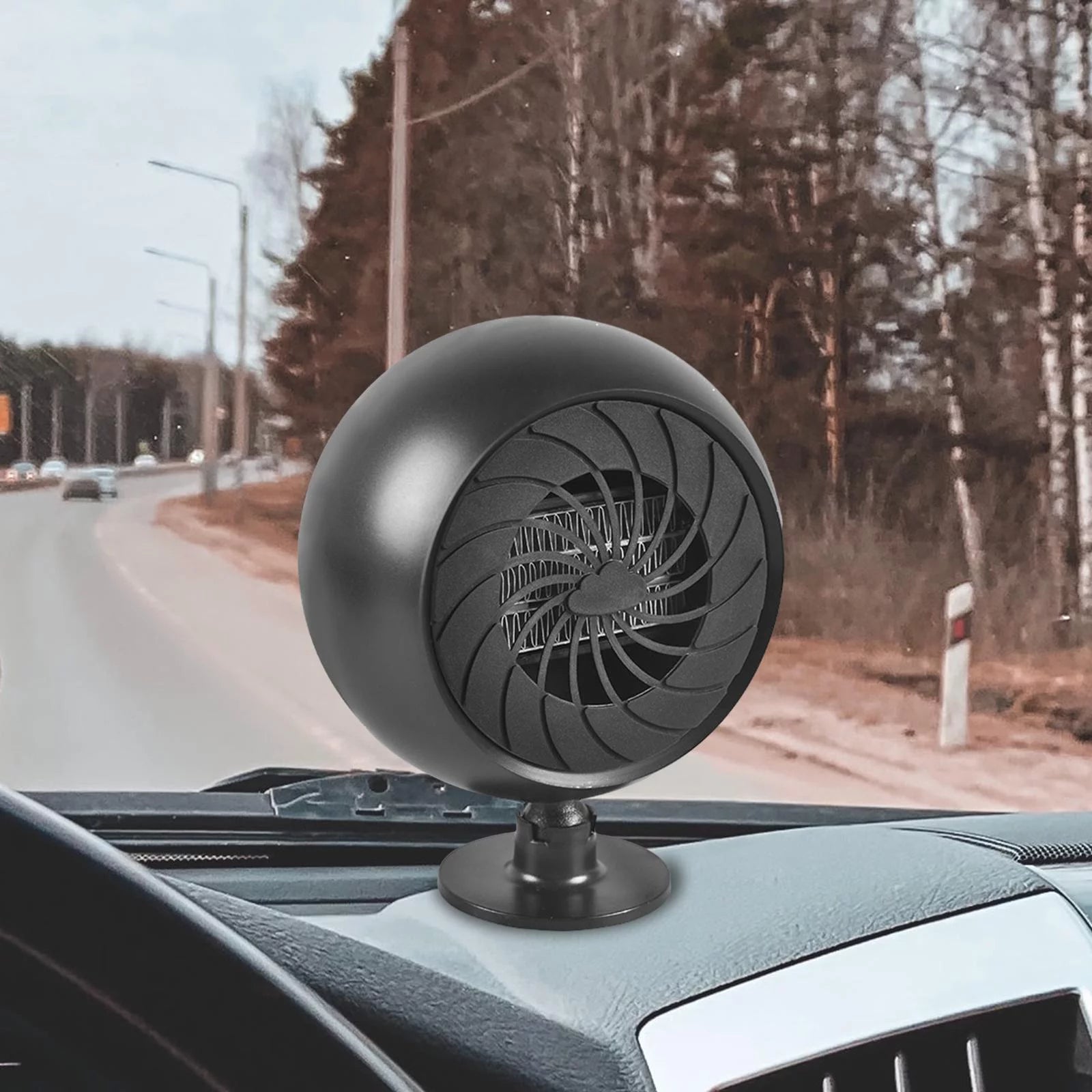 12V Car Heater PTC Ceramic Fan for Truck RV Black T841479