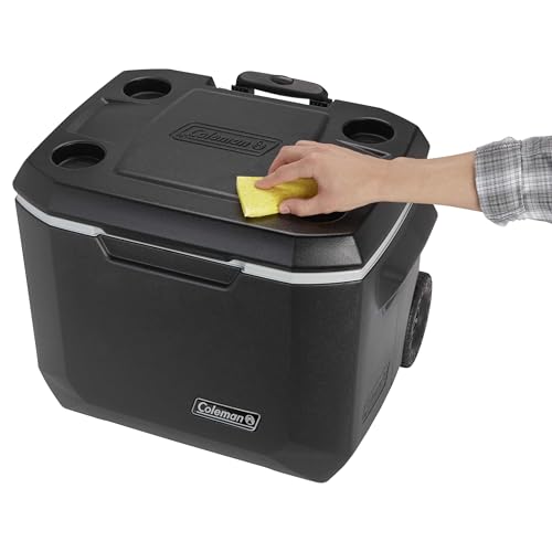 Coleman Xtreme 50qt Rolling Cooler with Wheels Y76762