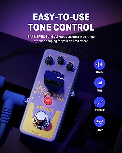 Donner Morpher Mini Distortion Guitar Pedal 3 Modes for Electric Guitar V47970