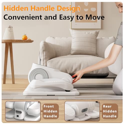 Under Desk Exercise Machine, Electric Leg Exerciser for Seniors, Portable Seated Pedal Exerciser F783
