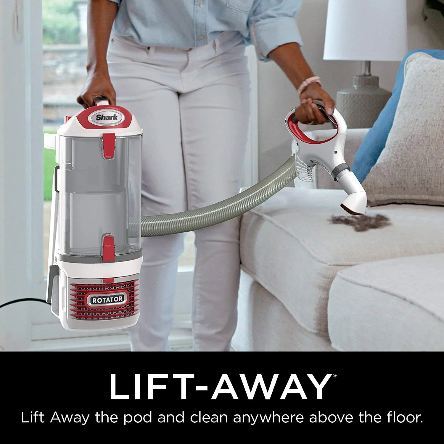 Shark Rotator Pro Lift Away Bagless Upright Vacuum Red B93971