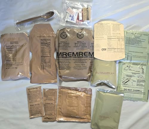 U.S. Military Issued MREs 4-Pack, 2026 Inspection Dated H41380