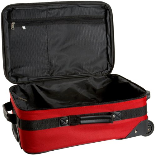 Rockland Journey Softside Upright Luggage Set, Expandable, 4-Piece K56322