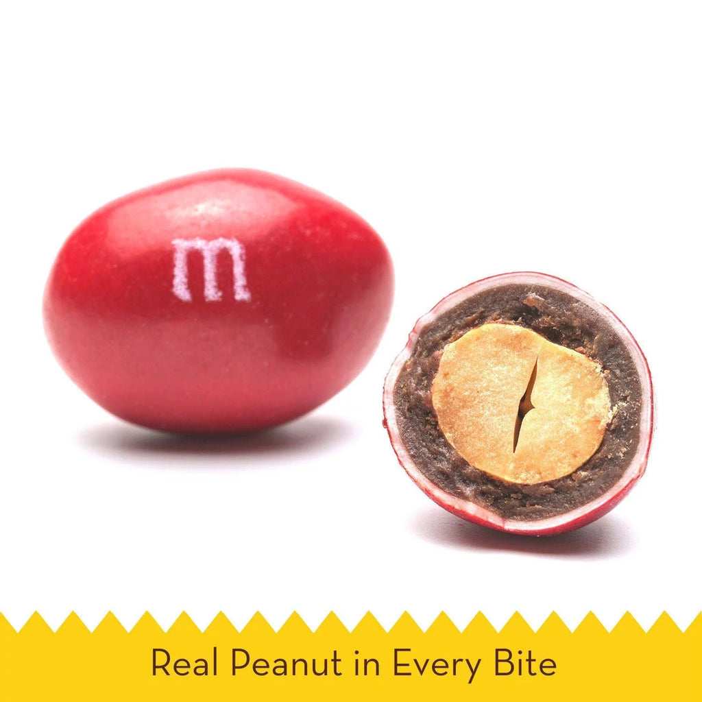 M&Ms Peanut Chocolate Candy, 62 oz Jar W77988