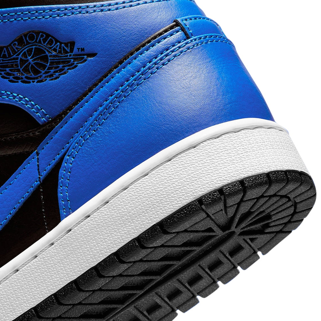 Jordan 1 Mid Royal Black Hyper Royal White T7807