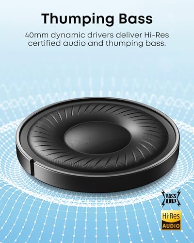Soundcore by Anker Q20i Hybrid Active Noise Cancelling Headphones, Wireless Over-Ear Bluetooth, White S574