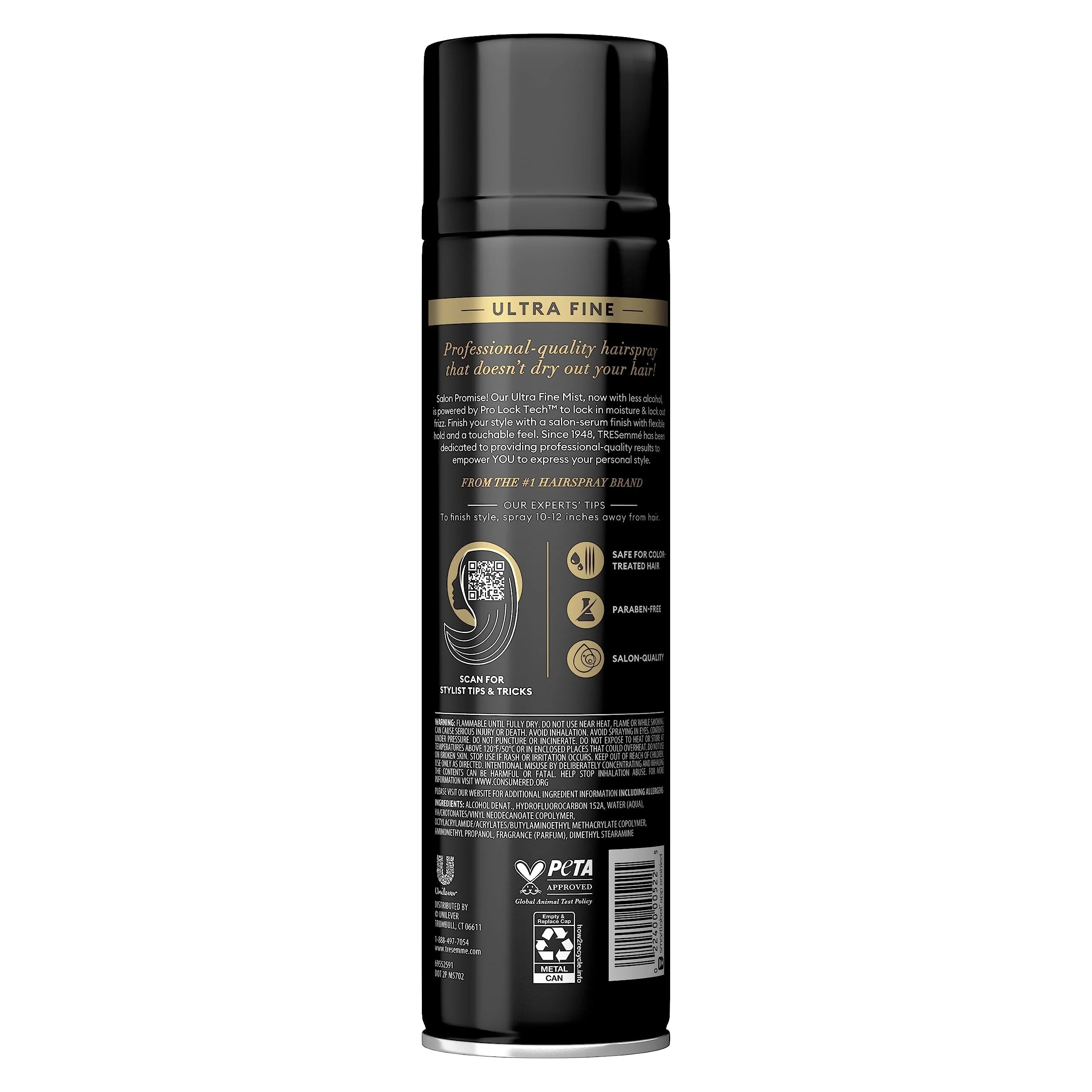 Tresemmé Tres Two Ultra-Fine Aerosol Hair Spray, Firm Hold, 2 Pk - 11 Oz Each J559