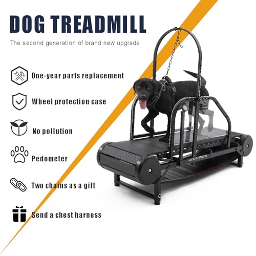 Dog Treadmill for Dogs with Step Counter, Adjustable Incline & Brake, Supports Up to 300 lbs U561