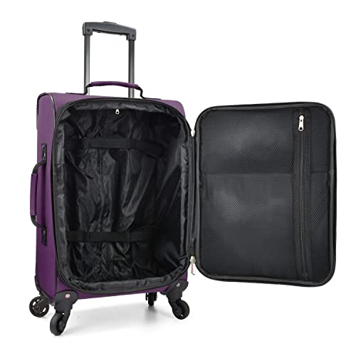 U.S. Traveler Rio Expandable Carry-on Luggage, Orange R95197