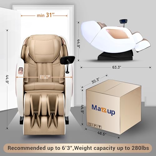Full Body Zero Gravity Shiatsu Massage Chair with Heat and Foot Massage Q658
