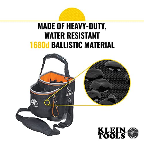 Klein Tools 55419SP-14 Tool Bag with Shoulder Strap, 14 Pockets O8402