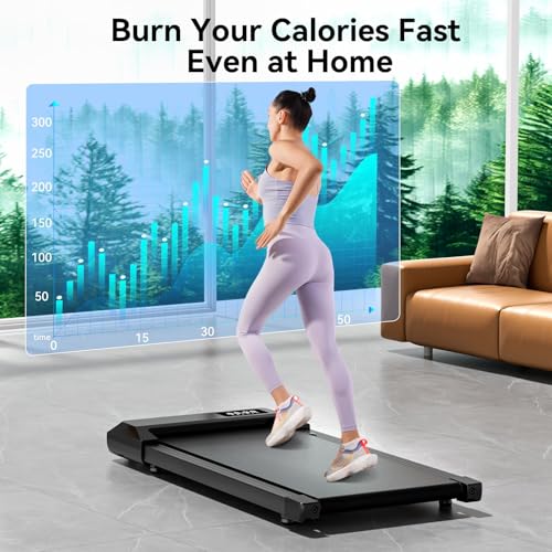 SupeRun Walking Pad, Under Desk Treadmill with Remote Control, 2.5 HP Y8357