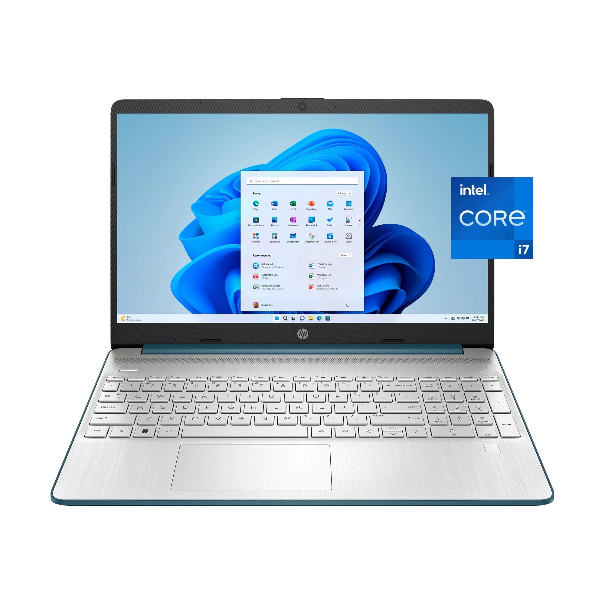 HP 15.6" FHD Laptop, Intel Core i7, 16GB RAM, 512GB SSD, Windows 11 U927
