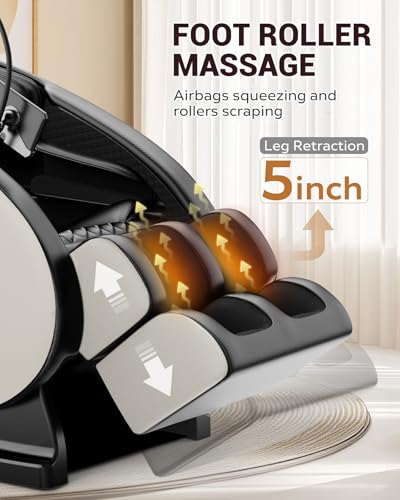 Zero Gravity Full Body Massage Chair Recliner with Heat and Bluetooth I86545