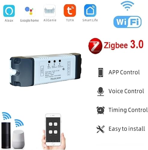Zigbee 4CH DC7-32V USB Relay Smart Switch Module, Tuya APP Remote Control V113