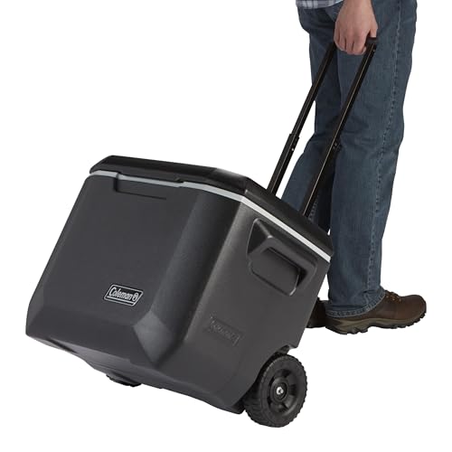 Coleman Xtreme 50qt Rolling Cooler with Wheels Y76762