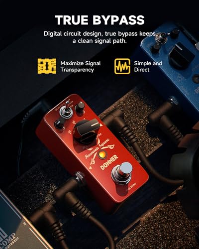 Donner Morpher Mini Distortion Guitar Pedal 3 Modes for Electric Guitar V47970