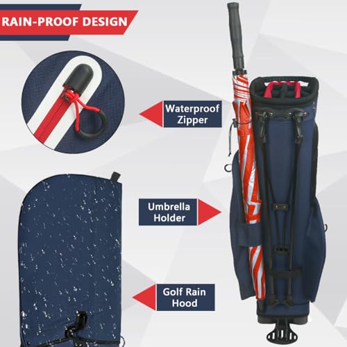 14-Way Golf Stand Bag, Lightweight for Men and Women C3556