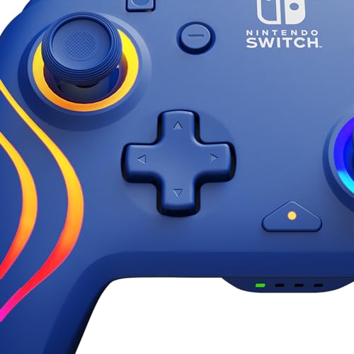 PDP Afterglow Wave Wireless RGB Gaming Controller for Nintendo Switch, Black I1528