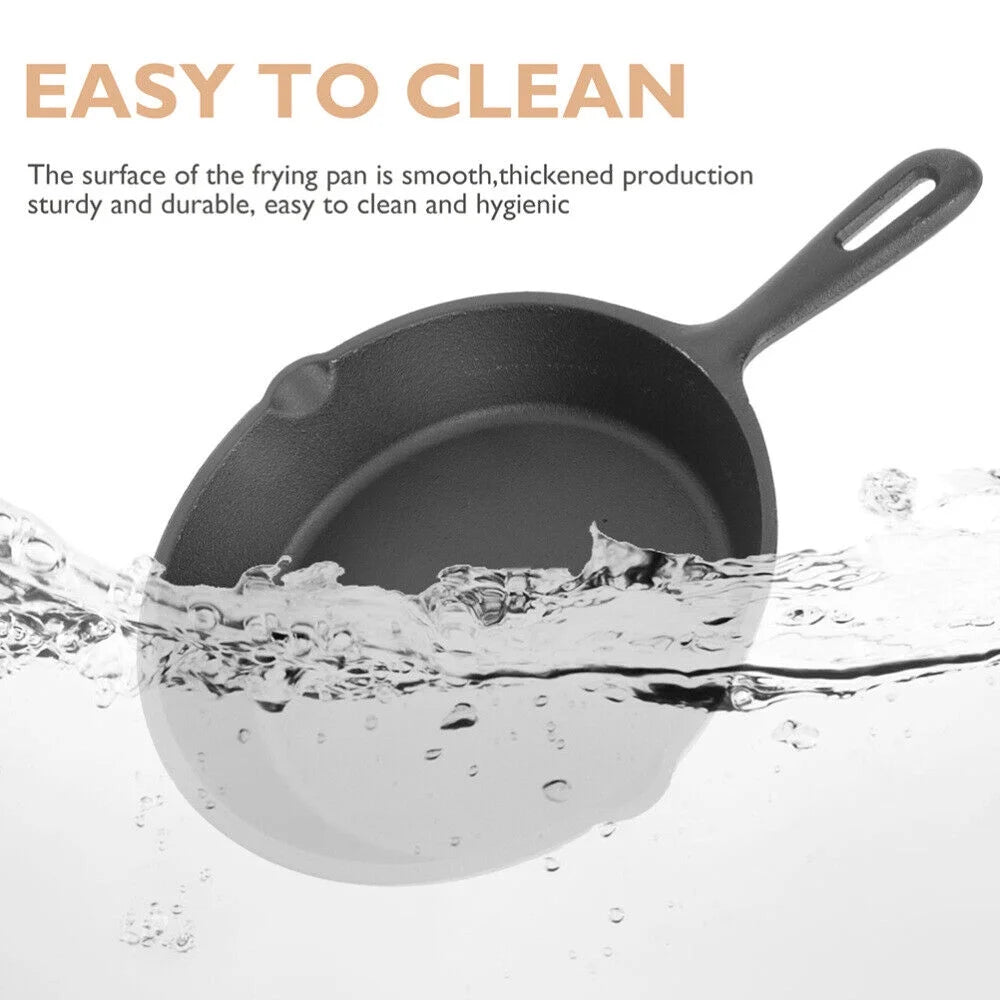Enamel Cast Iron Mini Skillet Nonstick Frying Pan T242